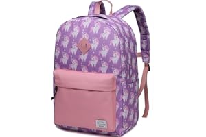 VASCHY Zaino Bambina，Zaino Scuola Elementare Bambina Zaino Bambino 2-8 Anni