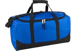 TRAIL MAKER 20 Inch, 40 Liter Duffel Bag for Men, Women, Teens – Travel Weekender Overnight Carry-on Shoulder Duffel Tote Bag (Blue)