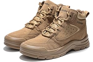 Furuian Steel Toe Cap Boots Mens Safety Trainers Lightweight Safety Shoes Breathable Comfortable Work Boots