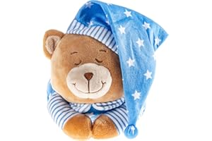 Timfanie® Baby Plüschtier Spieluhr Schlafmütze | blau