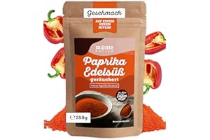‎MONTE NATIVO Paprika edelsüß Monte Nativo (250g) - Geräuchertes Paprikapulver - Paprika geräuchert - Schonend getrocknete und aromatische Gewürze ideal zum Kochen und Würzen - Intesives Aroma und Geschmack