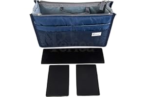 Periea - Organiseur de Sacs à Main - Chelsy Prime - 14 Couleurs Disponibles - Petit, Moyen ou Grand (Bleu Marin, Grand)