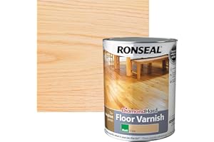 Ronseal Diamond Hard Floor Varnish Clear Matt 5L