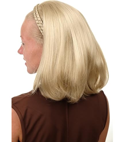 Perruque Stirnband LOCKIG Bouclée Couleur Cuivre Intense - Taille Moyenne, Synthétique, Neuve Avec étiquette