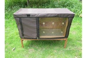 BUNNY BUSINESS Coniglio Hutch Copre Oltre 20 Tipi Coniglio Hutches Rabbit Run Cover (BB-36-SI)