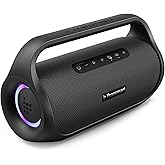 Tronsmart Altavoz Bluetooth Potente 50W con Sonido Estéreo, Bluetooth 5.3, Waterproof IPX6, 15H de Reproducción, Altavoz Port