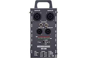 Pronomic Testeur Multi-Câbles CC-88 (Testeur multi-format, Speakon, XLR, RCA, RJ45, jack, Din, MIDI, S-Video, affichage LED, poignée) gris