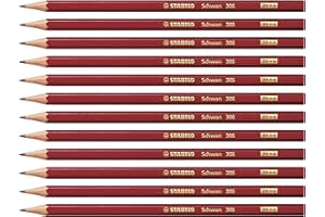 ‎STABILO STABILO - Bleistift - Schwan in rot - Härtegrad 2H - 12er Pack