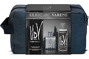 ULRIC DE VARENS - Trousse UDV For Men - Eau de Toilette Homme 60 ml + Déodorant 200 ml - Fougère Boisée Orientale - Made in France