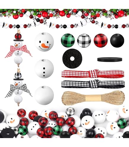 SUNNYCLUE Oster-Holzperlen Set – 48 Stück, Bunt, Für Schmuck & DIY, Hasen & Eier Motive