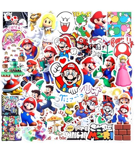 50 Adesivi Sonic Impermeabili | Per Laptop, Skate, Biciclette, Decorazione Creativa - Foto 5