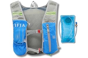 “Ifja Ultra-Light Running Hydration Vest for Men and Women Stay Hydrated with Our Innovative Hydration System and Reflective Design Perfect Hydration Backpack and Running Bag (2L Bladder)
