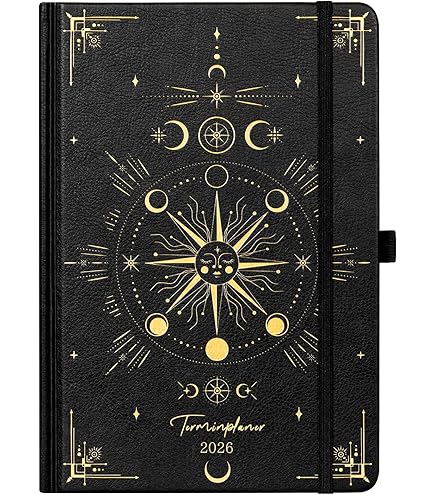 Paperblanks | 2026 Black Edition Schlicht | Black Edition | 12