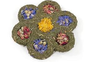 Rosewood Naturals Flower 'n' Forage Blossom, Small Animal Treat and Forage Gnaw Toy for Rabbits, Guinea Pigs, Chinchillas, Degus, Hamsters, Gerbils, Mice and Rats