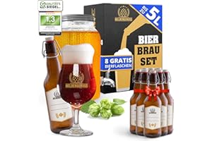 Heldengenuss - Bierbrauset IPA - Pale Ale - 5L Bier - [Echtes Brauerlebnis] - Bier brauen Set Mit Videoanleitung - Bier Geschenke für Männer
