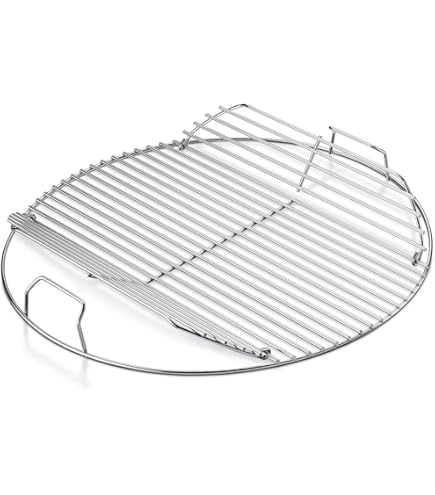 44,5 cm Rond BBQ Grill Rack Kookrooster 7432 voor Houtskool Kettle Grills, Vervanging BBQ Grill voor Weber One-Touch, Bar-B-Waterkoker, Kamado Joe Classic, Groot Groot Groen Ei, Pit Boss, Louisiana
