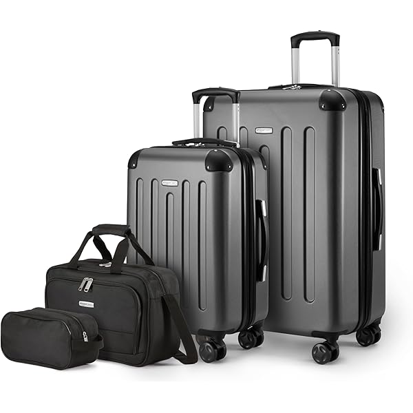 Worldpack Denver 4 wielen Kofferset 3-delig schwarz