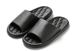GoodTool Shower Slippers, Bath Slippers, Lightweight Non-Slip House Slippers for Women and Men - Quick-Dry Indoor and Bathroom Comfort