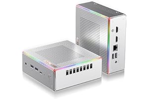 PELADN HA-4 Mini-PC, AMD Ryzen 7 7840HS (8C/16T, bis zu 5,1 GHz) Win11 Pro, 16 GB DDR5 5600 MHz RAM, 512 GB SSD, 4K HD, BT5.2, Dual HDMI, WiFi6 2,4G/5G, Office, Business Small Desktop PC.