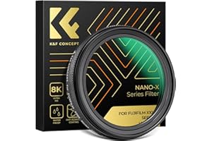 K&F CONCEPT UV Filter Kompatibel mit Fujifilm Kamera X100-Serie,Schutzfilter Kompatibel mit Fujifilm Kamera X100/X100F/X100S/X100T/X100V/X100VI -Schwarz