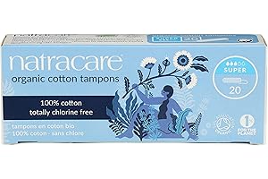 Natracare Organic Non-Applicator Tampons Super x 20-2 Pack