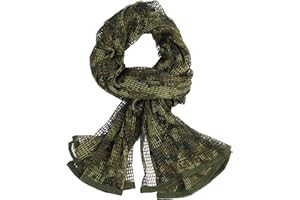 ‎TONGCAMO Tongcamo Netzschal Camo Schal für Sport Wargame Freizeit und andere Outdoor Aktivitäten Tarnnetz Schal Tarnschal Tarnung