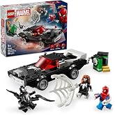 LEGO | Marvel Spider-Man vs. Venom Car Creative Game with Vehicles and Minifigures for Kids Ages 76309-7 and Over