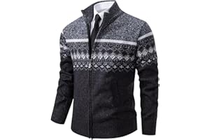 SHUANGHAO Męska bluza z kapturem, dzianina, bluza, sweter, kurtka, płaszcz męski, jesień, zima, polar, gruby, ciepły, sweter z kapturem, sweter, dzianina, klasyczna, długi rękaw, męska