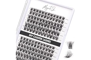 MAGNETIC SL Wimpern Einzeln 3d Wimpern Extensions 144 Cluster Wimpern DIY Falsche Wimpern Natürlicher Look C D Curl Wiederverwendbar Flauschige Cluster Lashes Weiche Wimpern 10-16MM-DM17