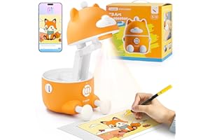 Caydo T3 AI Drawing Projector for Kids, Learn-to-Draw Tracing Projector with 700+ Activities, Native 720P HD Bluetooth Projector, Educational Arts & Crafts Toy, for Boys & Girls Ages 5+