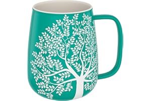 ‎AMAPODO amapodo Kubek Jumbo - duża filiżanka 600 ml - duża filiżanka XXL - duża filiżanka do kawy - filiżanka biurowa - kubek do kawy - prezent urodzinowy dla kobiet - kubek do kawy porcelanowy - ceramiczny