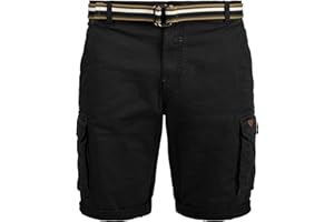 BLEND Brian Pantaloncini Cargo Bermuda Shorts Pantaloni Corti da Uomo con Cintura Regular- Fit