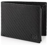 KRONIFY Men's Wallets - Genuine Leather RFID Blocking 13 Card Compartments with Zip, Coin Pocket, Gift Box, Carbon