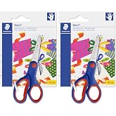 Staedtler Noris Club 965 14NBK 5.5" Right Handed Childrens Scissors, Multicolor (Pack of 2)