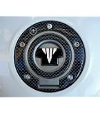 Autocollant Protection Réservoir Moto Yamaha FJR 1300 – Pad Fishbone Noir – Anti-Rayures, Anti-Décoloration, Facile à Poser