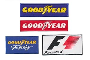 Racing Classics Good Year F1 Formel 1 Aufnäher Aufbügler Patches 4 Stück Set TURBOVERSAND