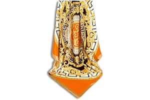 GLORIS Seidenschal Damen Elegante 90x90cm Seidentuch Haare Seidentuch Damen Halstuch Damen Seide Elegant Satintuch Halstuch Seide Damen Bandana Tuch Kopftücher Damen Ansatz Scarf