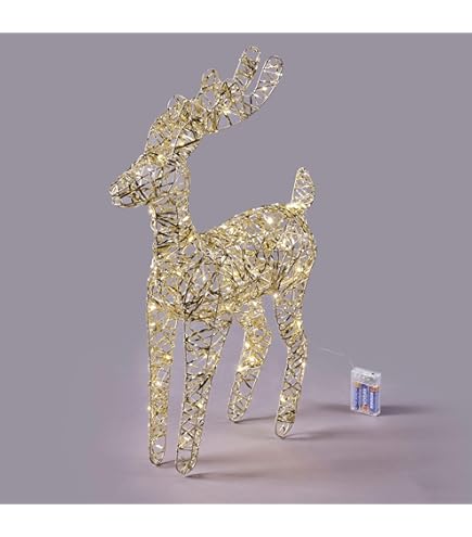 Edg - Albero Led Intreccio In Metallo 30 Microled | Rohome