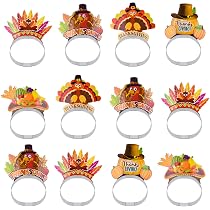 HTN - Ringraziamento Del Cappello Di Tacchino Del Ringraziamento Accessori Per Feste Per Donne 8001350756014