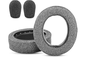 HS70 YunYiYi ulepszone nauszniki nauszne poduszki zastępcze kompatybilne z Corsair HS70 HS50 HS60 Pro HS75 XB słuchawki grubsza tkanina podkładka na słuchawki