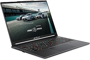 MSI Stealth 16 MercedesAMG A13VF-281IT, Notebook Gaming 16" UHD OLED 60Hz, Intel i9-13900H, Nvidia RTX 4060 8GB GDDR6, RAM 32GB DDR5, 1TB SSD PCIe4, WiFi 6E, Win 11 Home, Layout e Garanzia ITA, Grigio