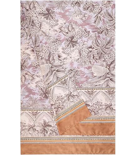 Foulard D'ameublement Bassetti Hanami - 270x270 Cm, 100% Coton, Lavable Machine