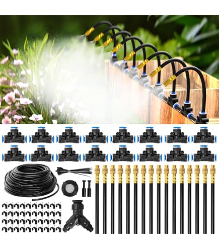 82FT Automatic Drip Irrigation System Plant Timer Garden Self