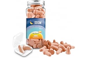 DDGM 120+2 Tappi orecchie dormire antirumore per antirussamento donna e uomo, piscina, fai da te. SNR 38dB forma a campana innovativa ed ergonomica. Viaggio accessori utili. (SNR 38 dB "Campana")