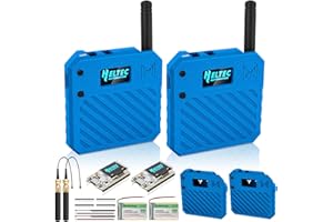 MESHNOLOGY 2Pack ESP32 LoRa V3 Entwicklungsboard + 3,7 V 3000 mAh Akku + Gehäuseset – mit 863-928 MHz Meshtastic Antenne und SMA Unterstützt WLAN/Bluetooth LoRa V3 Geräte für AR duino LoRawan IoT (N33,Blau)