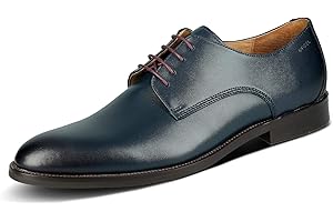 DIGEL AG DIGEL 1001956 Sebastian Chaussures à lacets élégantes pour homme en cuir nappa souple Bleu Taille