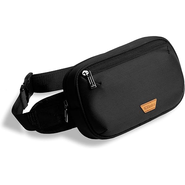 Buy Dynotrek Wolter Black Fanny Packs for Men Women, Fashion with