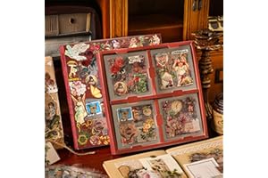 VESZOEN 457 Piezas/100 Hojas Pegatinas Scrapbooking Pegatinas Bullet Journal Scrapbook Stickers Scrapbooking Materiales para Scrapbooking para Scrapbooking, Journaling, Sobres