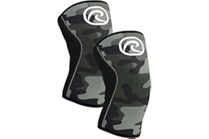 Rehband 7mm Power Max Knee Compression Sleeve for Strength Sports, Competition Grade, Neoprene Knee Sleeves for Bodybuilding & Heavy Powerlifting