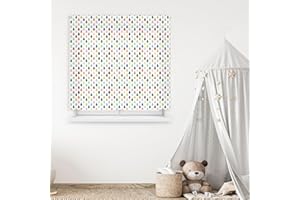 Blindecor Digital | Estor Enrollable Translúcido Estampado |Familia Infantil| Modelo F-Watercolor | 150 x 180 cm (Ancho por Alto) Tamaño de la Tela 146 x 175 cm | Estores para Ventanas